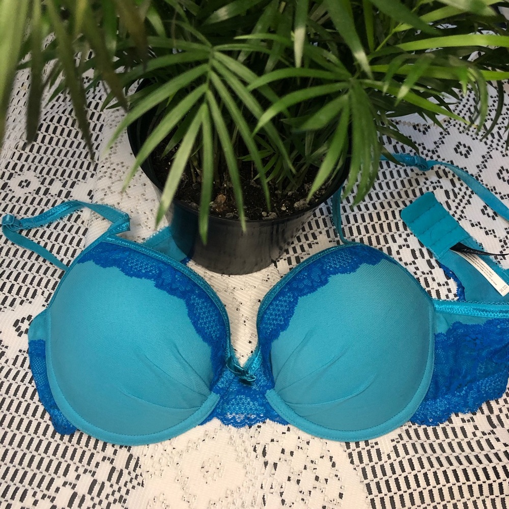 36 DD Adore me brand blue padded bra